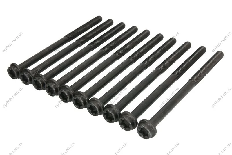 Комплект болтів з головкою системи TORX з чорного металу БОЛТЫ Г/Б (SET) LAND-ROVER/JAGUAR 5.0 09- -ua ELRING 966.170 (фото 1)
