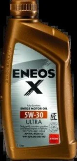 Масла моторные 5W-30 ENEOS X ULTRA API SP/SN Plus, ACEA C3, VW 504.00/507.00, 1л, синт. Eneos EU0025401N