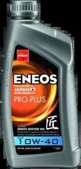 Масла моторные 10W-40 ENEOS PRO-PLUS API SN, ACEA A3/B4, 1л, синт. Eneos EU0041401N