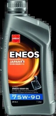 Масло трансмисс.75W-90 ENEOS GEAR OIL API GL-5, 1л, синт. Eneos EU0080401N (фото 1)