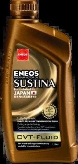 Масло трансмиссии. ENEOS SUSTINA CVT-Fluid(для вариаторов с металлическим ремнем и цепью), 1л, синт. Eneos EU0109401N