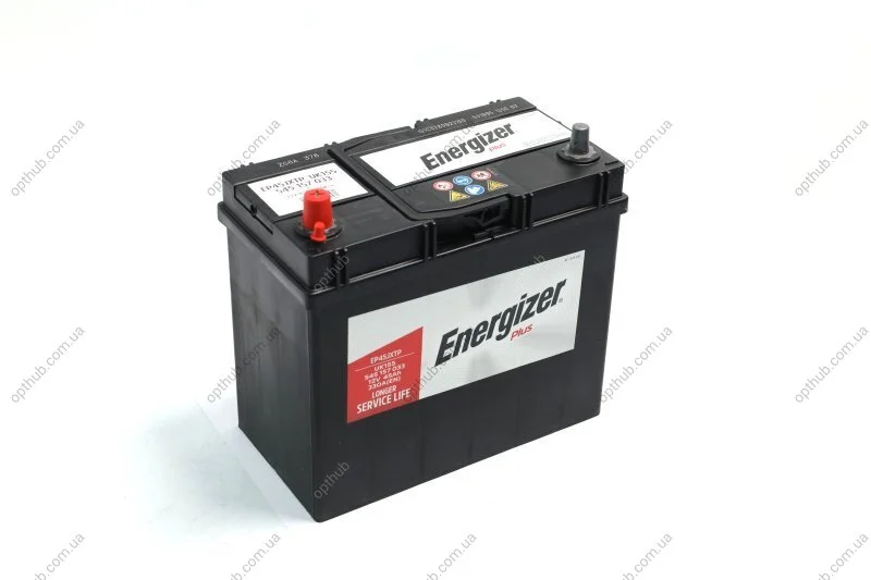 Акумулятор 45Ah-12v Plus (238х129х227), L, EN330 Азія тонк. клема Energizer 545 157 033 (фото 1)