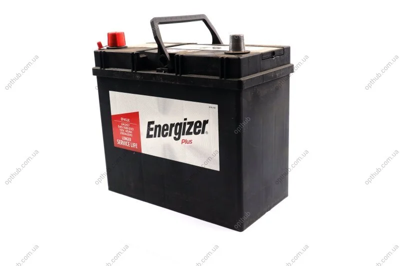 Аккумулятор 45Ah-12v Plus (238х129х227), L,EN330 Азия Energizer 545 158 033 (фото 1)