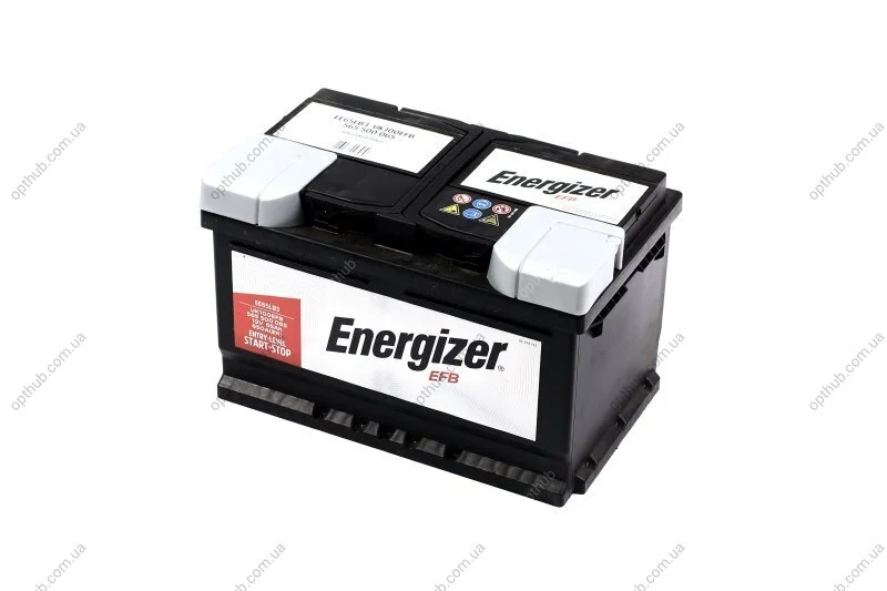 Аккумулятор 65Ah-12v ENERGIZER EFB (278х175х175),R,EN650 Energizer 565 500 065 (фото 1)