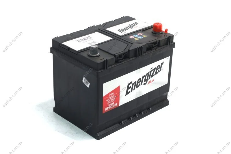 Акумулятор 68Ah-12v Plus (261х175х220), R,EN550 Азія Energizer 568 404 055 (фото 1)