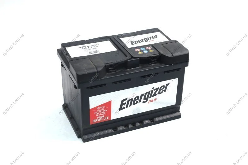 Аккумулятор 70Ah-12v Plus (278х175х190), L,EN640 Energizer 570 410 064 (фото 1)