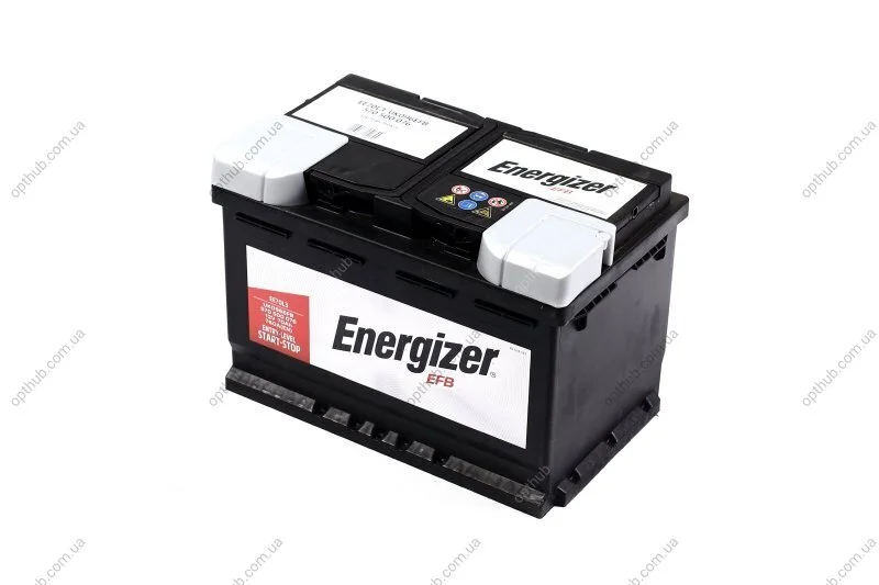 Аккумулятор 70Ah-12v ENERGIZER EFB (278х175х190),R,EN760 Energizer 570 500 076 (фото 1)