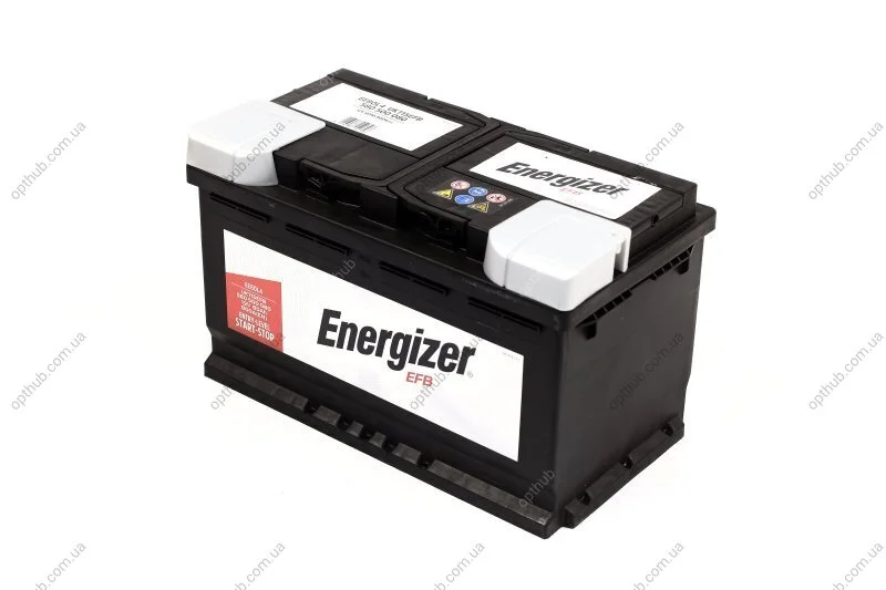 Аккумулятор 80Ah-12v ENERGIZER EFB (315х175х190),R,EN800 Energizer 580 500 080 (фото 1)