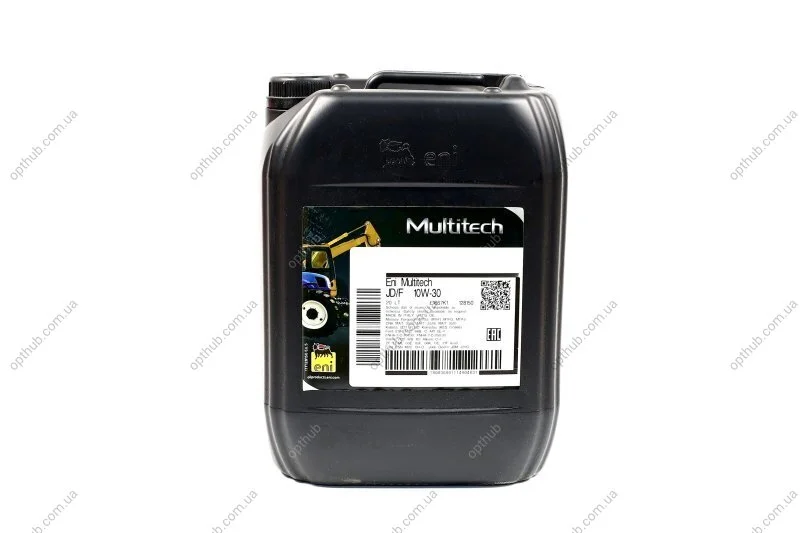 Масло трансмисс. ENI Multitech JD/F 10W-30 рек.на современные трактора (см.инфо) (Канистра 20л) Eni 128150 (фото 1)