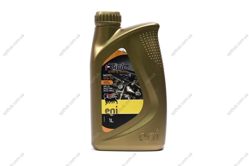 Масла моторные ENI i-Ride Moto 10W-30 4T (Канистра 1л) Eni 153996 (фото 1)