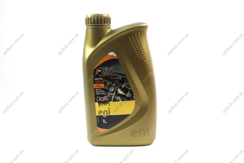 Олива моторна ENI i-Ride moto 10w-40 4Т (Каністра 1 л) Eni 154696 (фото 1)