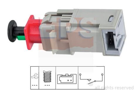 Датчик положення педалі зчеплення EPS 1.810.207