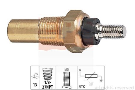 Датчик темпретури рідини EPS 1.830.082
