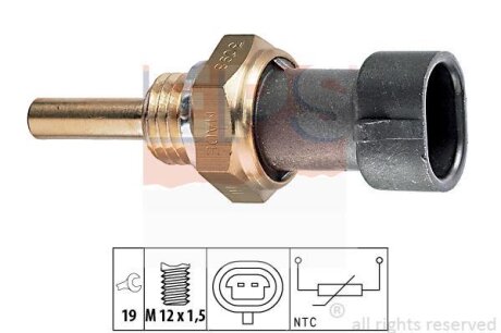 Датчик температури охолоджуючої рідини EPS 1.830.098