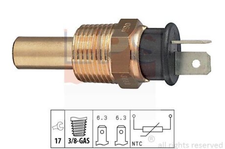 Датчик температури охолоджуючої рідини EPS 1.830.228