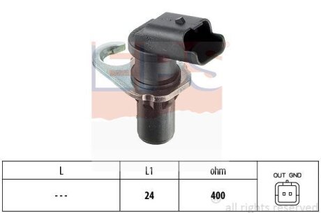 Датчик швидкості обертання вала EPS 1.953.258