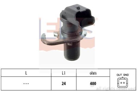 Датчик швидкості обертання вала EPS 1.953.260