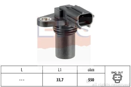 Датчик швидкості обертання вала EPS 1.953.281