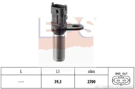 Датчик швидкості обертання вала EPS 1.953.288