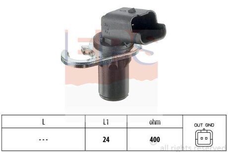 Датчик швидкості обертання вала EPS 1.953.293