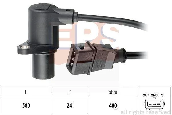 Датчик швидкості обертання вала EPS 1.953.297 (фото 1)