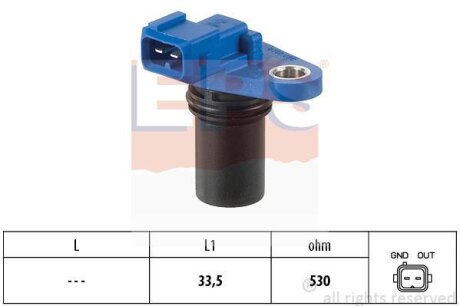 Датчик положення розподільчого валу EPS 1.953.302