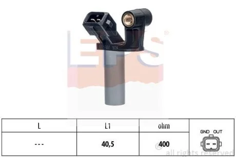 Датчик швидкості обертання вала EPS 1.953.307