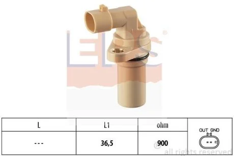 Датчик швидкості обертання вала EPS 1.953.379