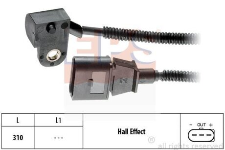Датчик швидкості обертання вала EPS 1.953.456