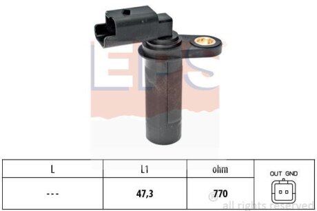 Датчик швидкості обертання вала EPS 1.953.538