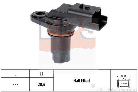 Датчик швидкості обертання вала EPS 1.953.551