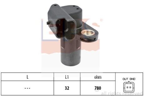 Датчик положення колінчастого валу EPS 1.953.553