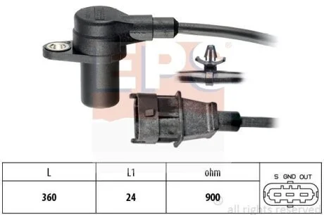 Датчик швидкості обертання вала EPS 1.953.564