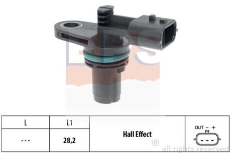 Датчик положення розподільчого валу EPS 1.953.616