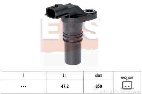 Датчик швидкості обертання вала EPS 1.953.645