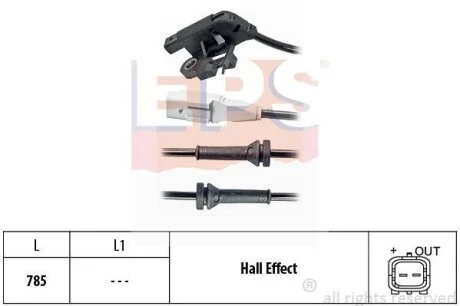 Датчик ABS EPS 1.960.031