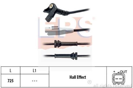 Датчик ABS EPS 1.960.092