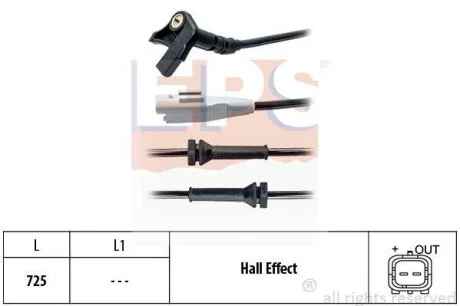 Датчик ABS EPS 1.960.092