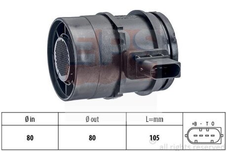 Витратомір повітря EPS 1.991.126