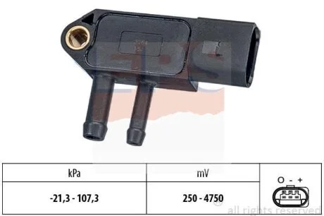 Датчик тиску вихлопних газів EPS 1.993.266