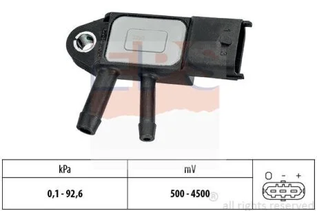 Датчик тиску вихлопних газів EPS 1.993.292