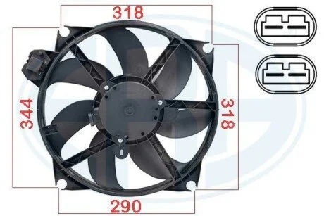 Вентилятор радіатора ERA 352084