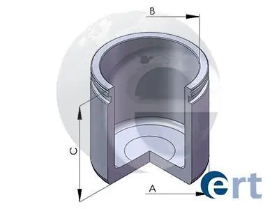 Поршень супорта FIAT CINQUECENTO 700,900,1000 92>>; ? 48 ERT 150284-C (фото 1)