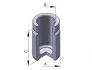 Поршень супорта MERCEDES SPRINTER SERIE 400 (BM904) ALL TYPES 95-; ? 44 ERT 150524-C