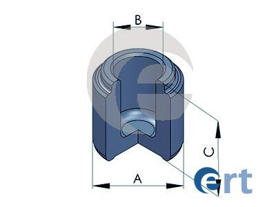 Поршень суппорта VOLKSWAGEN TOUAREG 2.5 R5 TDI, 3.2 V6, 4.2 V8, 5.0 V10 TDI 02-; ? 28 ERT 150790-C (фото 1)