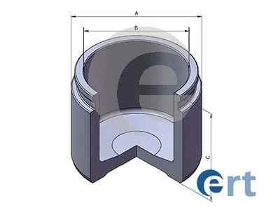 Поршень суппорта SUBARU TREZIA 1.3 I, 1.4 D 11>>; ? 60 ERT 150800-C