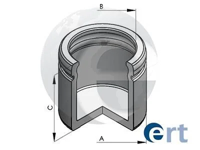 Поршень суппорта 1 ШТ - MAZDA TRIBUTE 2003-2008, MB M-CLASS 2005-2011, R-CLASS 2006- ERT 151212-C
