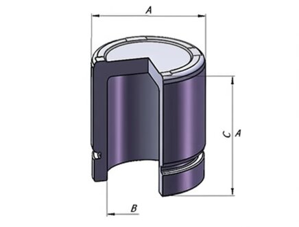 Поршень гальмівної системи ERT 151248-C (фото 1)