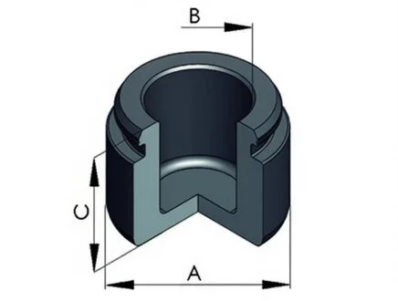 Поршень суппорта 1 ШТ - AUDI Q7 2006-2015, NISSAN URVAN 1986-1994, VW TOUAREG 2002-2010 ERT 151276-C