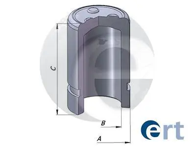 Поршень суппорта 1 ШТ - TOYOTA COROLLA 2001-2007, MATRIX 2001-2004, PRIUS 2003-2009 ERT 151308-C (фото 1)